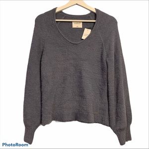 Abercrombie & Fitch soft collection XS eyelash knit pullover teddy warm cozy